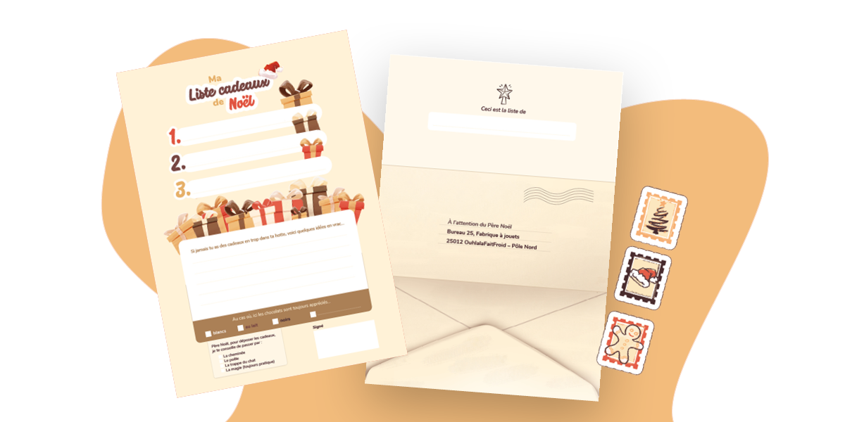 Liste cadeaux de Noel