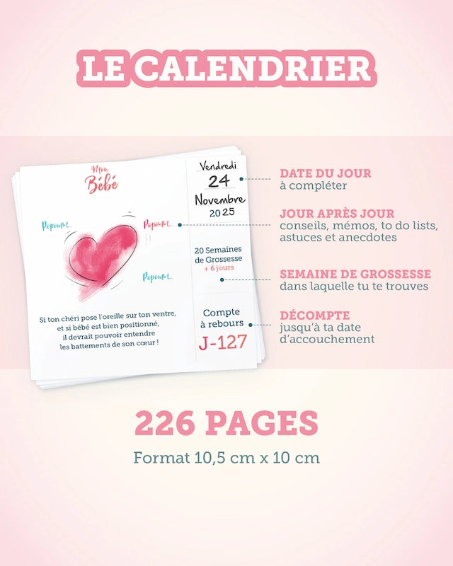 Calendrier Grossesse - Future Maman