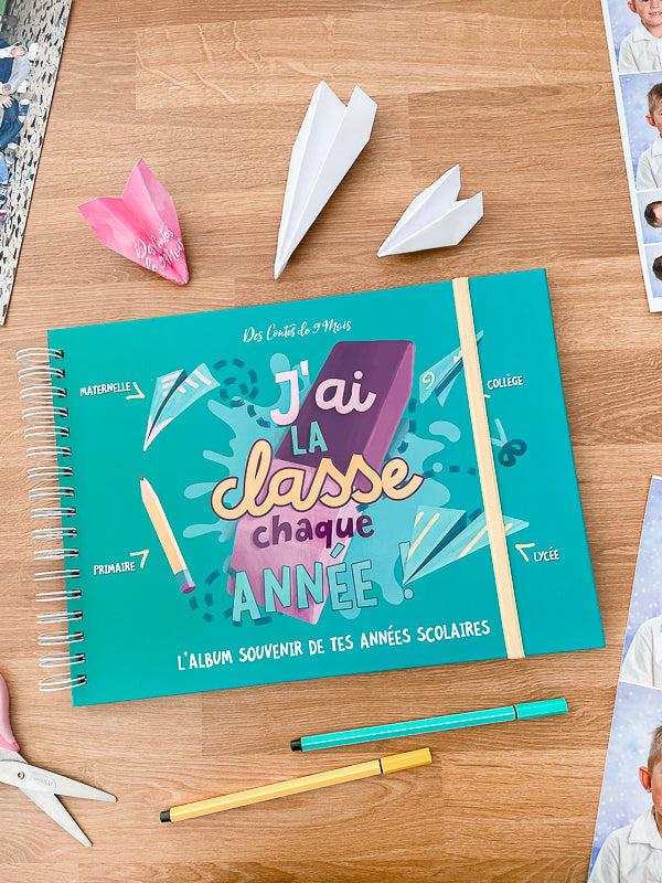 Album Photo de classe maternelle, primaire, collège et lycée