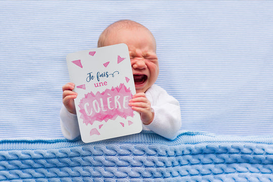Carte Etape Bébé -Je fais une colère